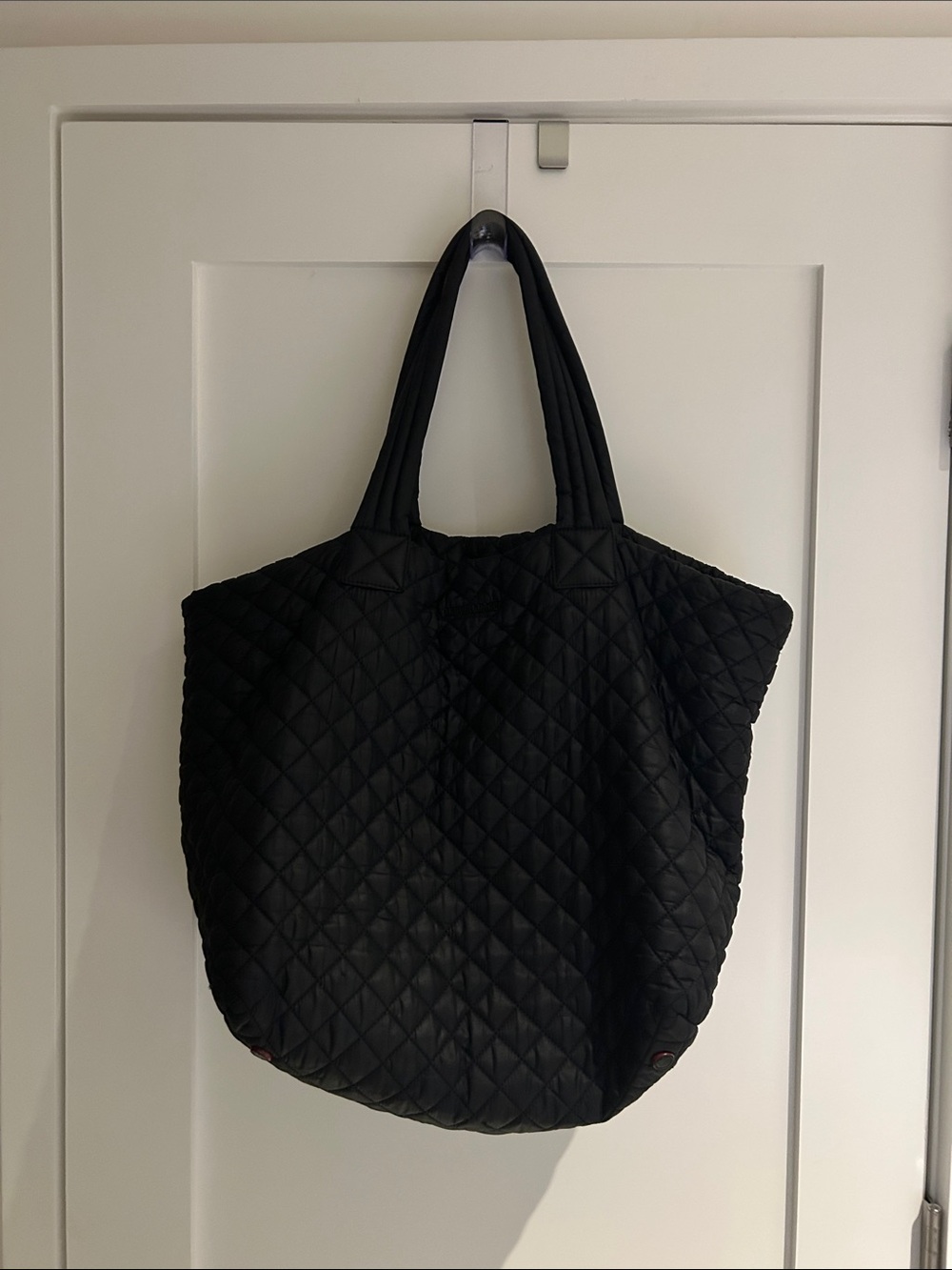 MZ Wallace Large Metro Tote Black Quilted Tote Bag - Lightweight Travel Carryall